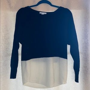 Design Story sweater xs waffle weave roomy $12